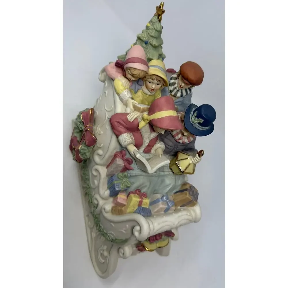 Timeless Inspirations Radiance Collection Musical Carollers in Sleigh Gifts Tree